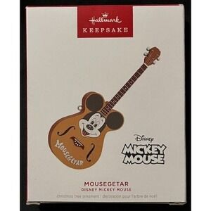 2024 Hallmark Keepsake Ornament Mousegetar Guitar with Mickey Mouse -Disney